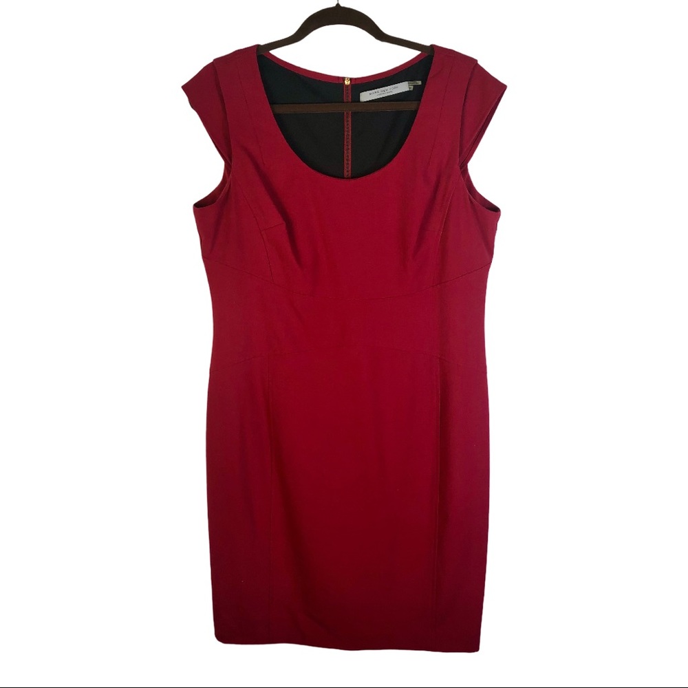 Marc New York Burnt Red sheath dress size 14 NWOT MAKE AN OFFER!